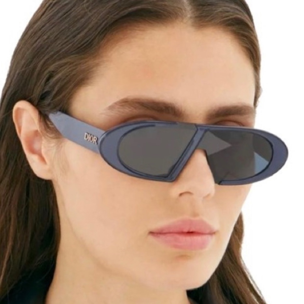 New in box Christian Dior DiorOblique  Sunglasses Women's Dark Blue  64mm
